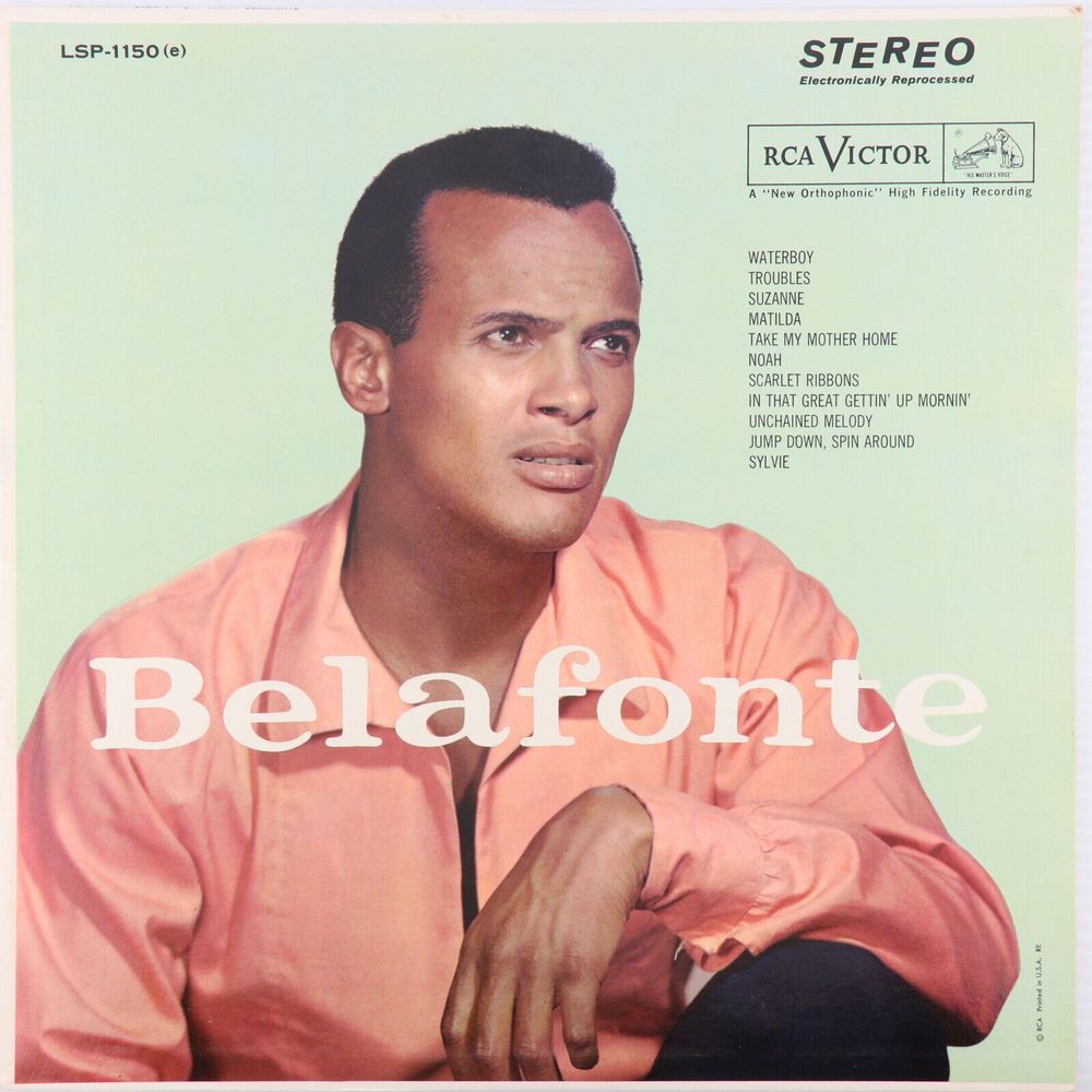 Belafonte Self Titled 1961 Stereo 12" LP Vinyl Record Hollywood Reissue LSP 1150